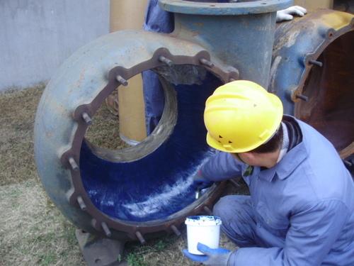 Ceramic polymer industrial coating application