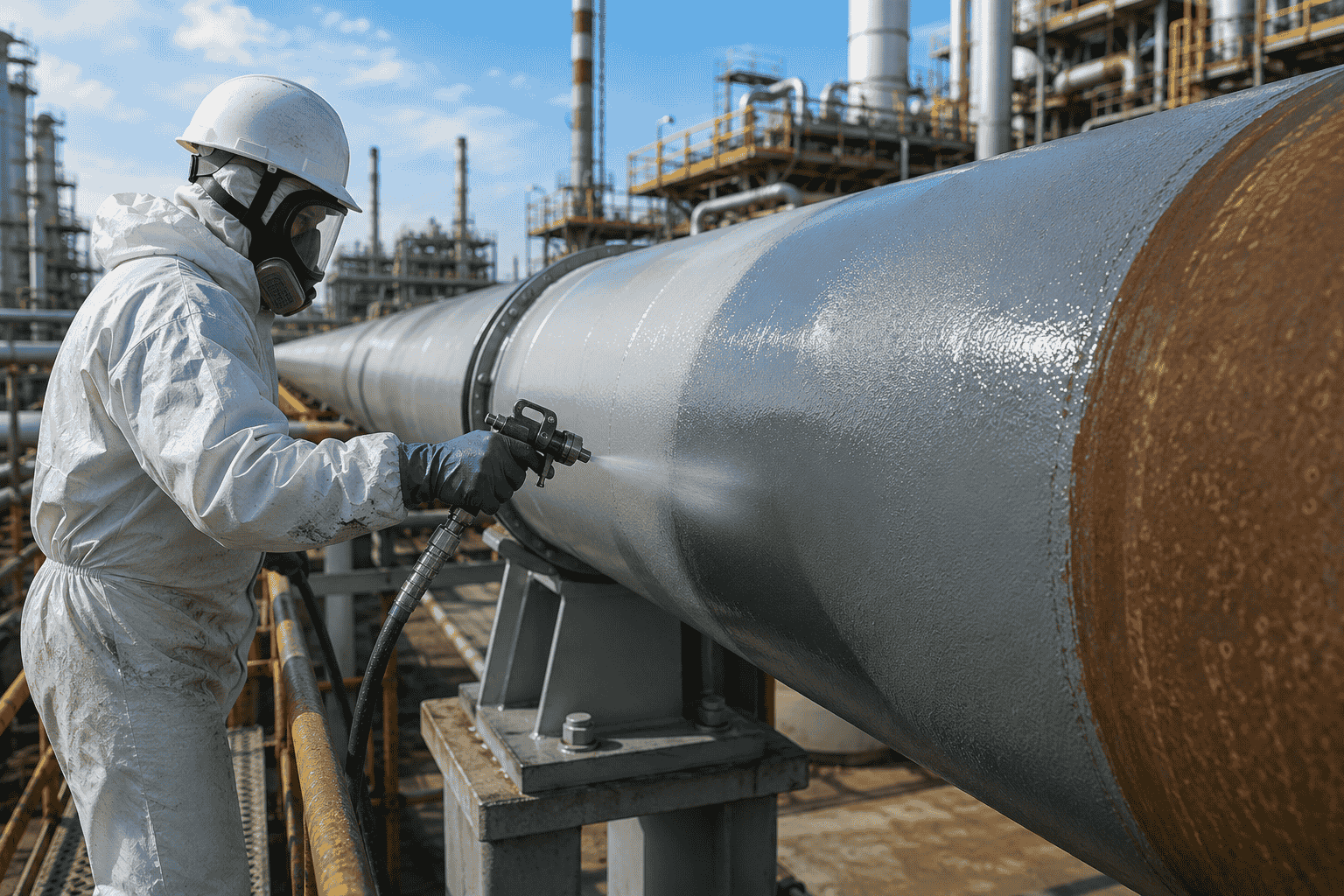 Ceramic coating for industrial valves