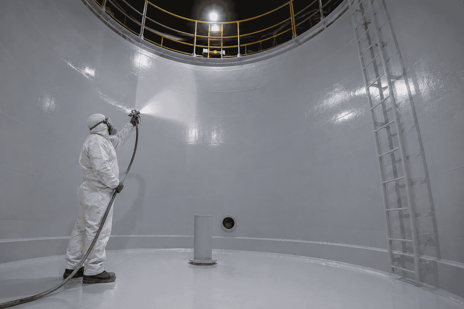 Industrial tank protective coating
